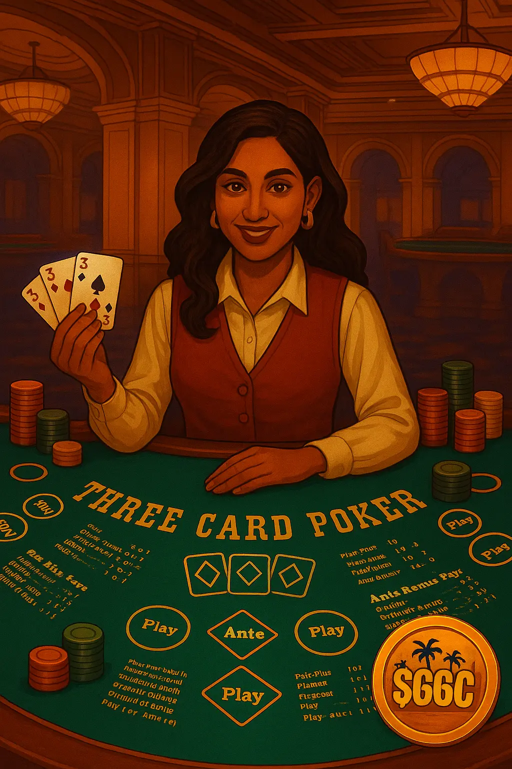 Poker Dealer at G6 Casino